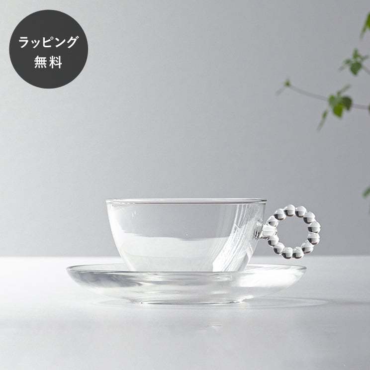 HARIO（ハリオ） カップ ソーサー セット サークル R HTW-CS-C-R 