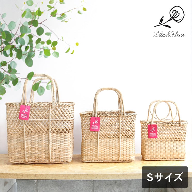 LILA&FLEUR ラタンバスケット S Rattan Basket リラアンドフルール かごバッグ トート カゴバッグ 籐 ラタン ラタンバッグ  : aa-0839 : giftgiftgift ギフトギフトギフト - 通販 - Yahoo!ショッピング