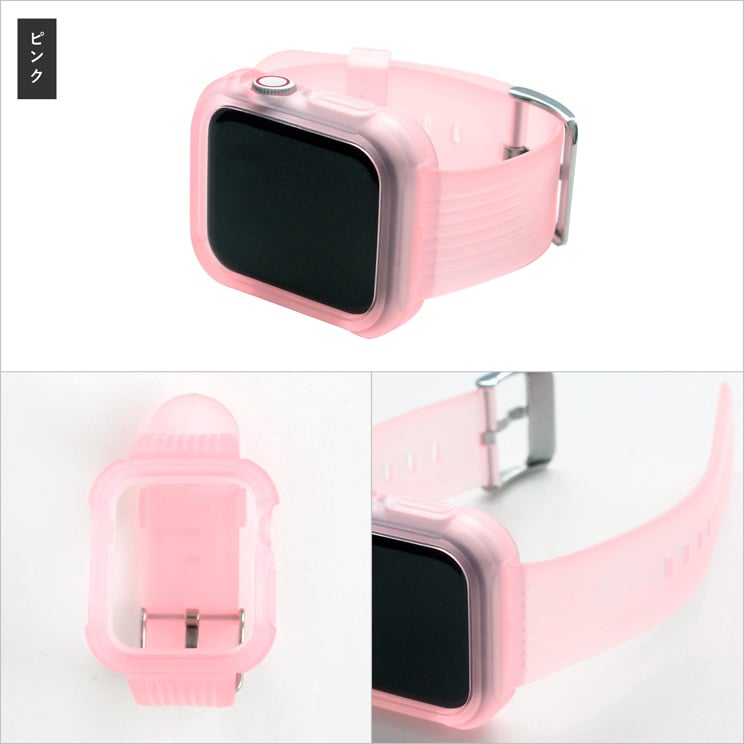 アップルウォッチ用カスタムカバーベルトセット❤︎カナダ産アイスブレス×ピンク Amazon.co.jp: Danwonアップルウォッチ高級女性バンド,コンパチブル