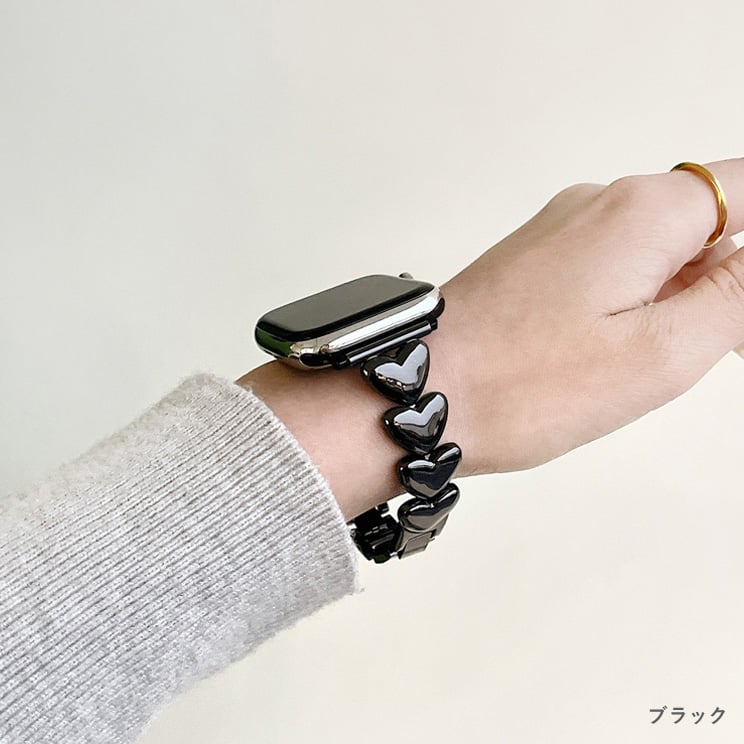 【Anne 】アップルウォッチ ハートチェーン ブレスレット 楽天市場】アップルウォッチ バンド レディース キラキラ 10 9 8
