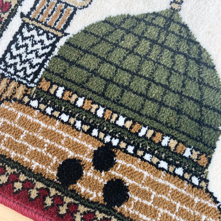 タペストリー ラグ イスラム建築 76cm×41cm マルチカラー