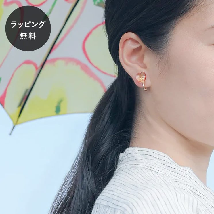 HARIO ハリオ イイダ傘店 イヤリング リンゴ HAII-RI-E-NF アクセサリー ジュエリー