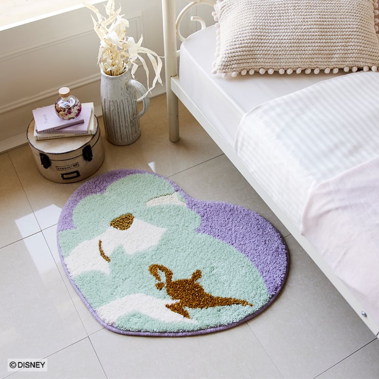 �X�~�m�G �f�B�Y�j�[ �}�b�g �v�����Z�X �n�[�g�}�b�g �W���X�~�� �O���[�� 55cm×75cm DISNEY PRINCESS Heart MAT-Jasmine �X�~�m�G SUMINOE