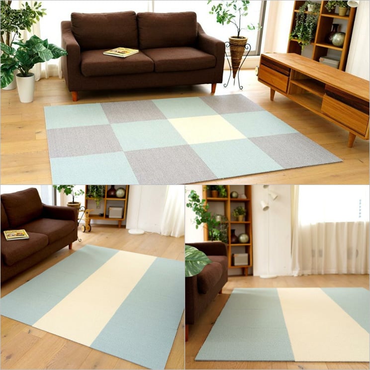 タイルカーペット 家庭用 カラフル R-1000 四角形 RIPPLE リップル