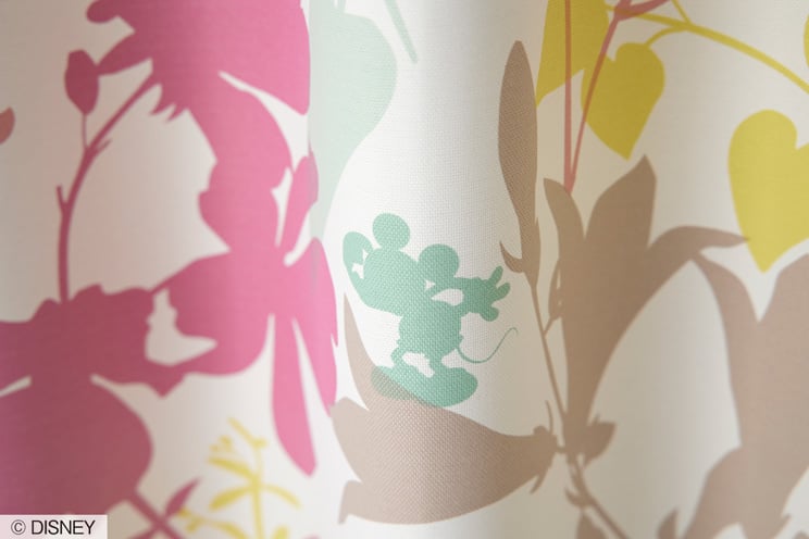 2級遮光カーテン スミノエ ディズニー 「MICKEY Carnival カ−ニバル