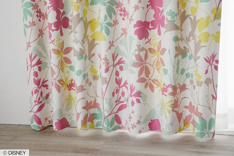 2級遮光カーテン スミノエ ディズニー 「MICKEY Carnival カ−ニバル