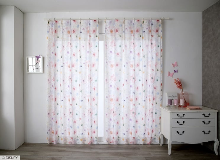 レースカーテン スミノエ ディズニー 「MIC...の詳細画像5