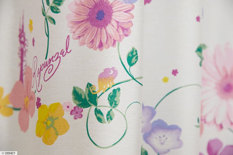 2級遮光カーテン スミノエ ディズニー 「PRINCESS Tangled タングルド