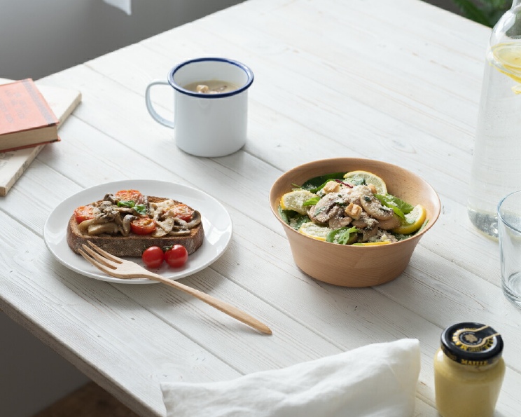 taffeta タフタ 16cm サラダ ボウル 角 ビーチ TF-312E サラダボウル