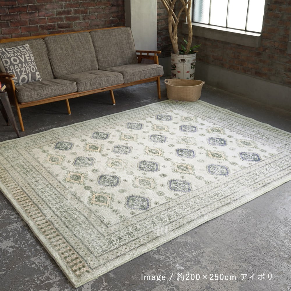 マイクロプリントパイルラグ 140×200cm ディクトム DICTUM DM