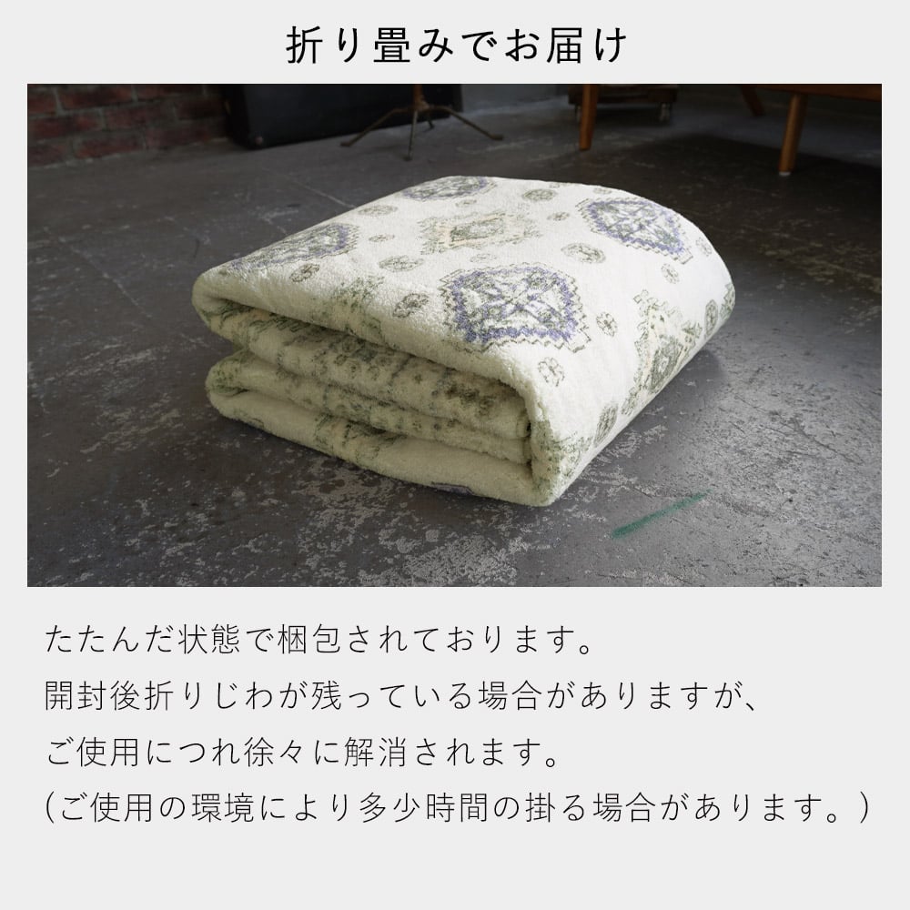 マイクロプリントパイルラグ 140×200cm ディクトム DICTUM DM