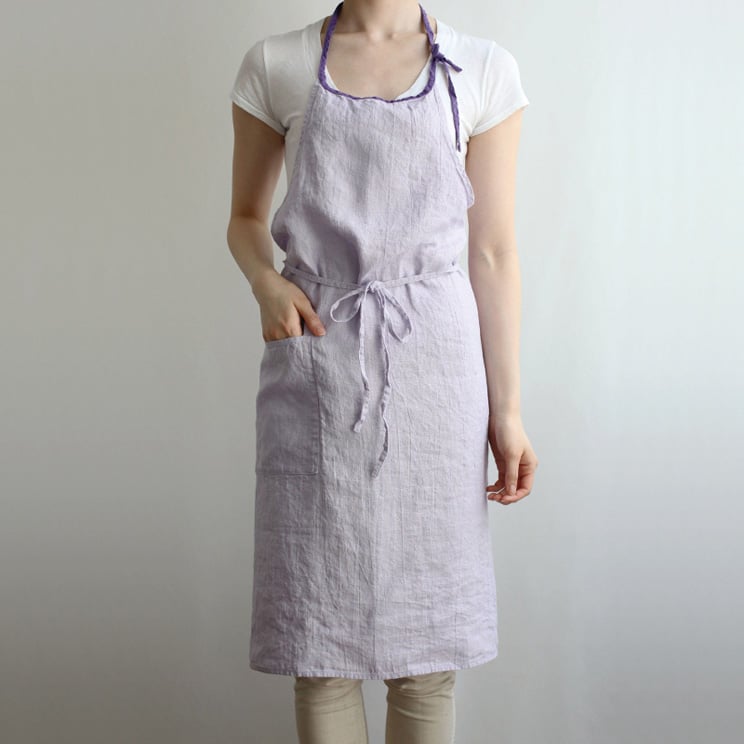 Lino e Lina（リーノエリーナ） エプロン おしゃれ 無地 ナチュラル