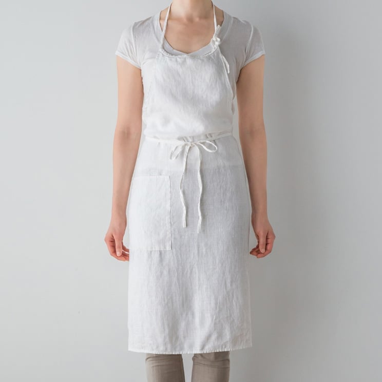 Lino e Lina（リーノエリーナ） エプロン おしゃれ 無地 ナチュラル