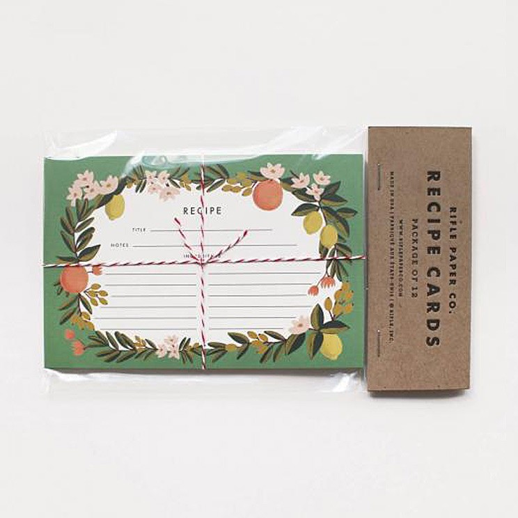 ライフルペーパー レシピカード シトラス Rifle Paper Co. レシピ 料理 メモ メニュー : giftgiftgift ギフト ...