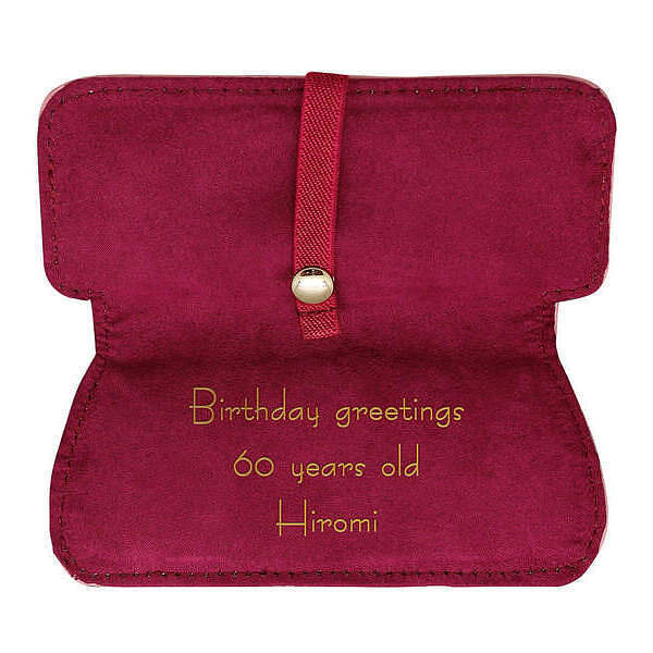 名入れ スリムメガネケース ピンク : giftgiftgift ギフトギフトギフト