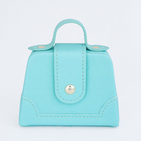 名入れ ミニバッグ ジュエリーボックス ミント ジュエリーケース