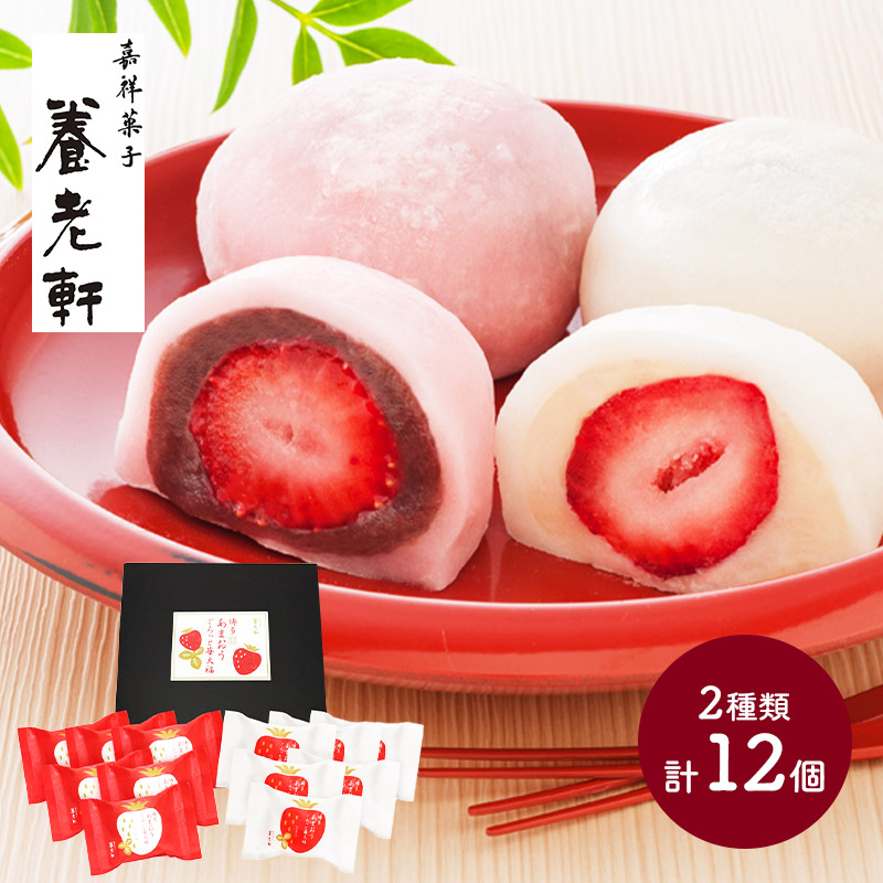 全国送料無料ギフト スイーツ 京都「養老軒」 白あん ごろっと苺大福 博多あまおう 小物