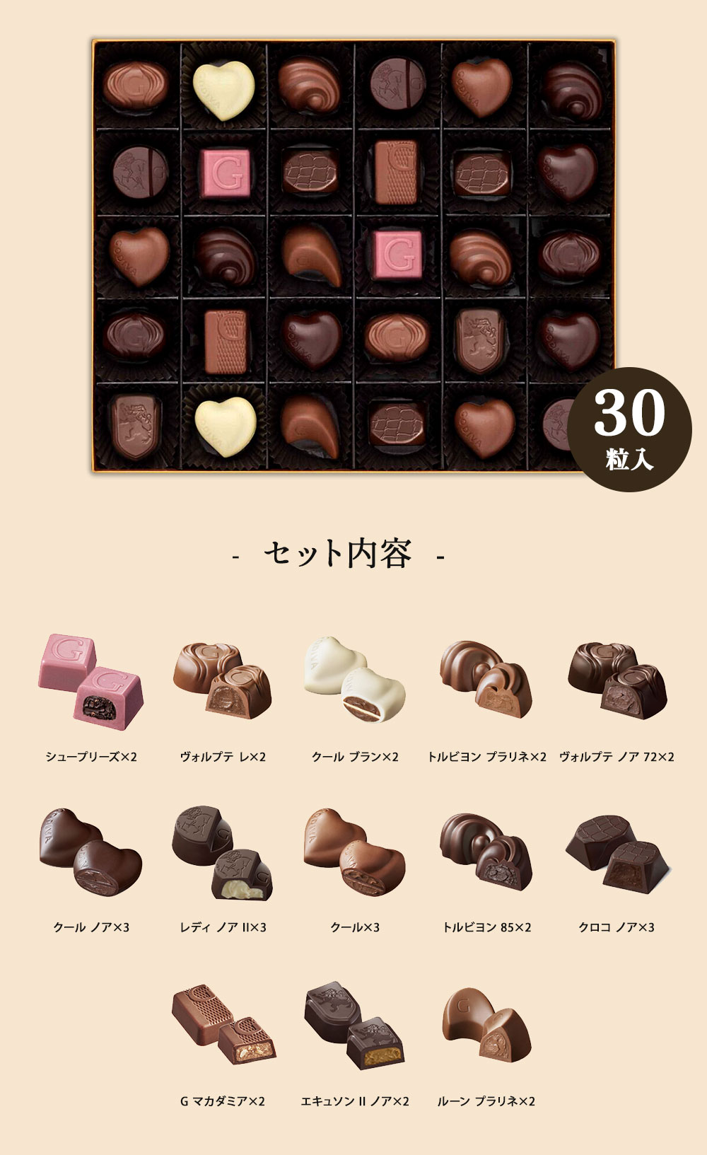ゴールドコレクション ゴディバ GODIVA ハートオブゴールド