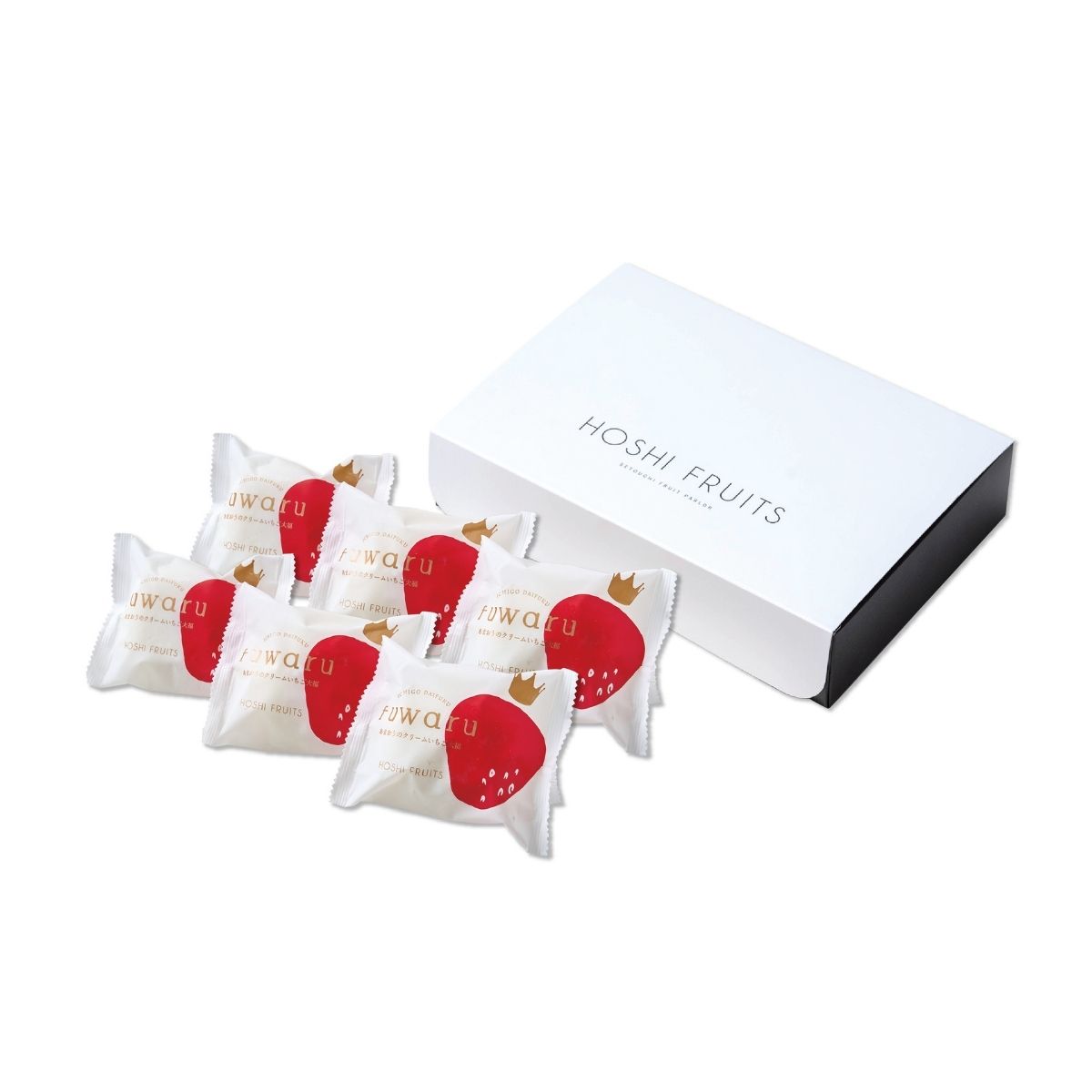 ホシフルーツ あまおうのクリームいちご大福 fuwaru (11月1日以降順次発送) (承り期間：12月16日まで)