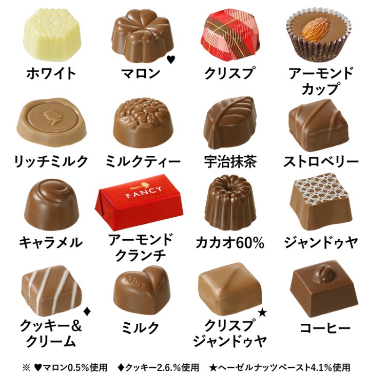 モロゾフ（Morozoff） メリーチョコレート ファンシーチョコレート XFC