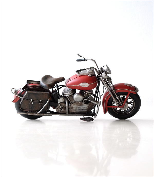 置物 オブジェ バイク おもちゃ アンティーク調 おしゃれ レトロ