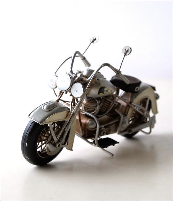 置物 オブジェ バイク おもちゃ アンティーク調 おしゃれ レトロ
