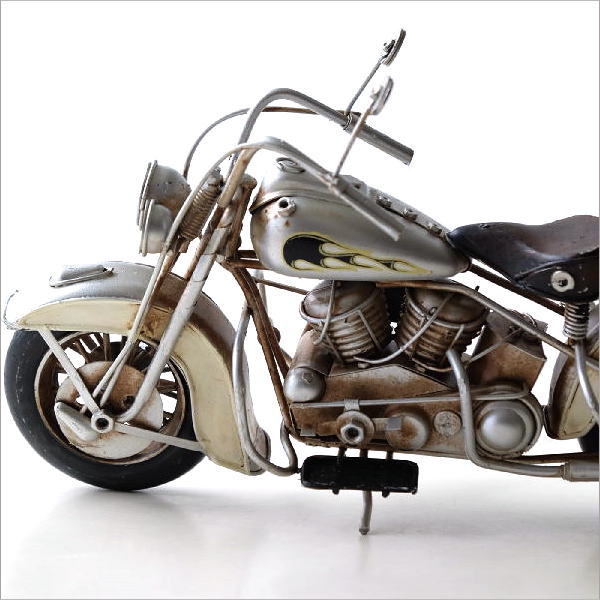 置物 オブジェ バイク おもちゃ アンティーク調 おしゃれ レトロ