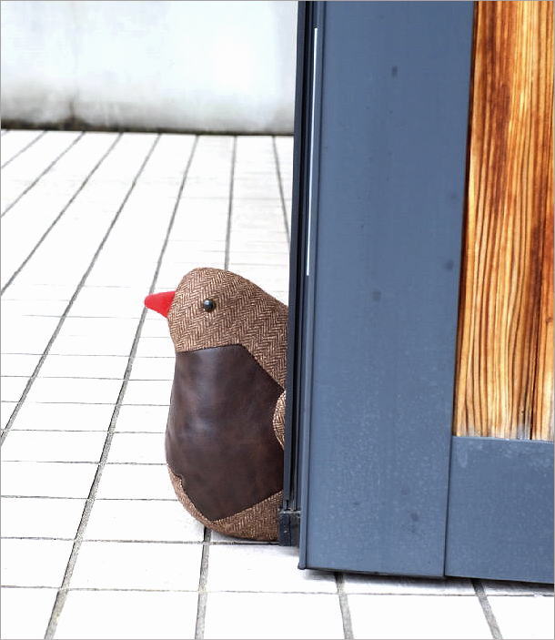ドアストッパー 室内 置き型 鳥 バード ぬいぐるみ かわいい 布 動物