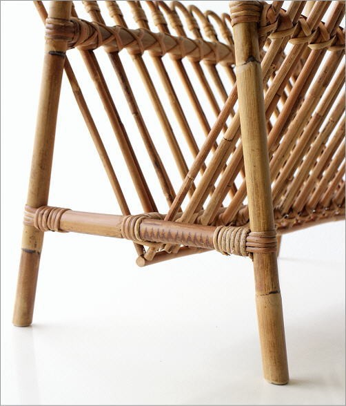 マガジンラック ラタン おしゃれ スタンド 新聞 雑誌 絵本 収納 ソファ