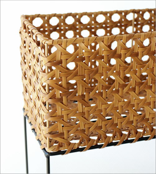 かご カゴ バスケット 鉢カバー おしゃれ 長方形 プランターカバー