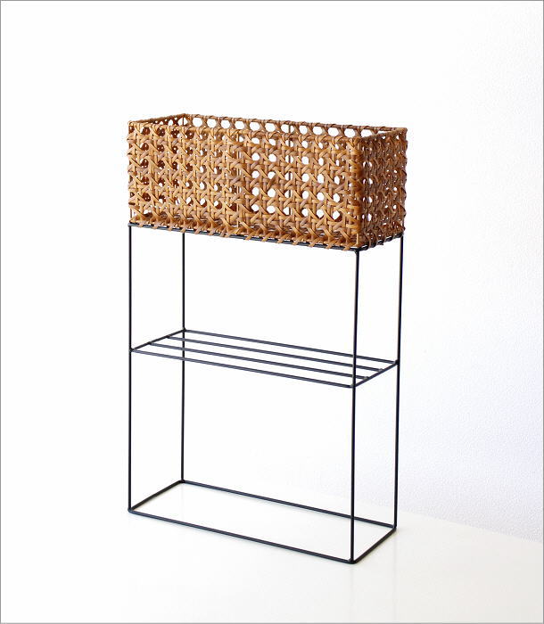 かご カゴ バスケット 鉢カバー おしゃれ 長方形 プランターカバー