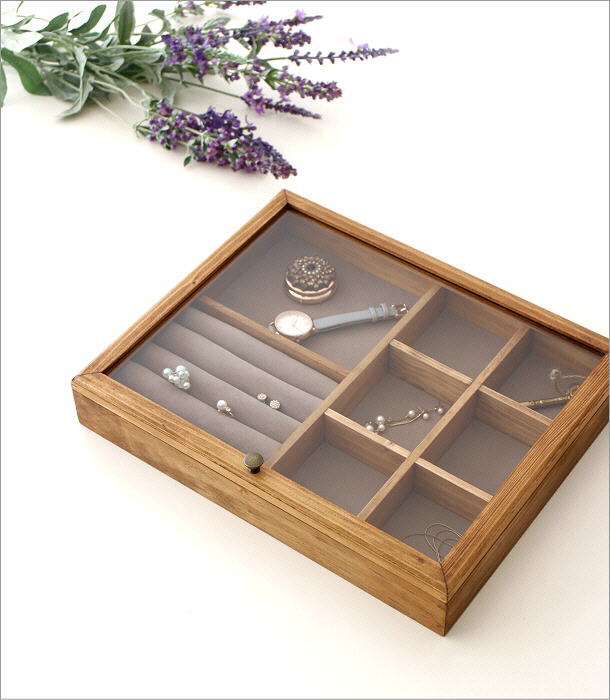 コレクションボックス 木製 おしゃれ 天然木 ショーケース