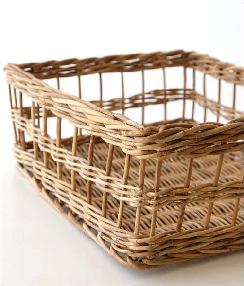 かご カゴ バスケット ラタン 収納かご 小物入れ 天然素材 ナチュラル