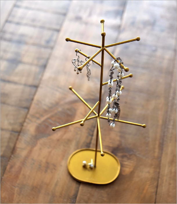 【美品】アクセサリーパネルラック アンティークゴールド 美品】アクセサリーパネルラック アンティークゴールド