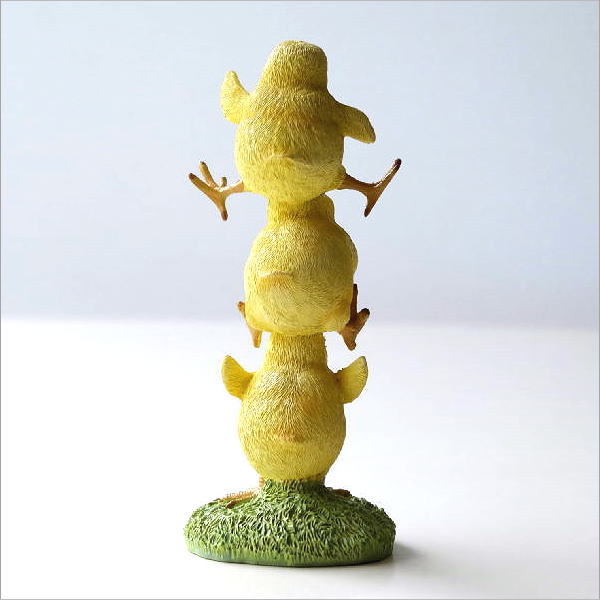 ひよこ ヒヨコ 置物 オブジェ かわいい オーナメント 玄関 窓辺