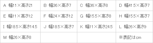 カントリーデコチェストの収納サイズ