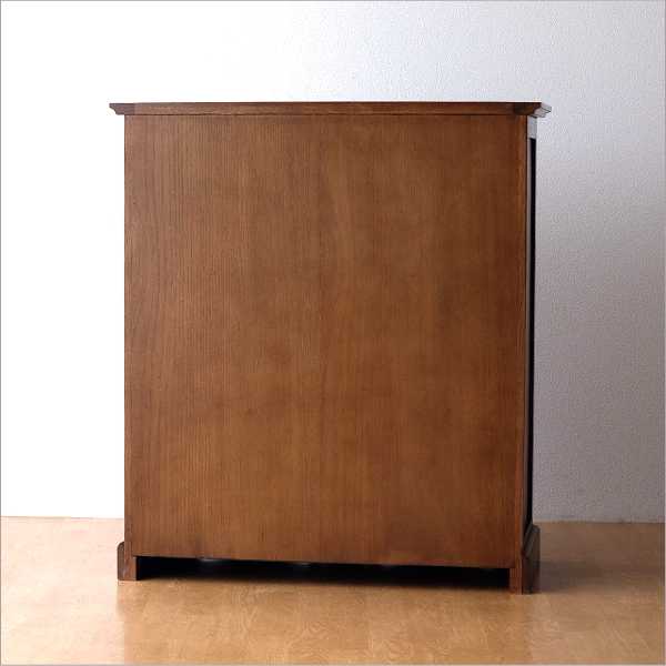 キャビネット ガラス 収納棚 アンティーク 家具 サイドボード オーク