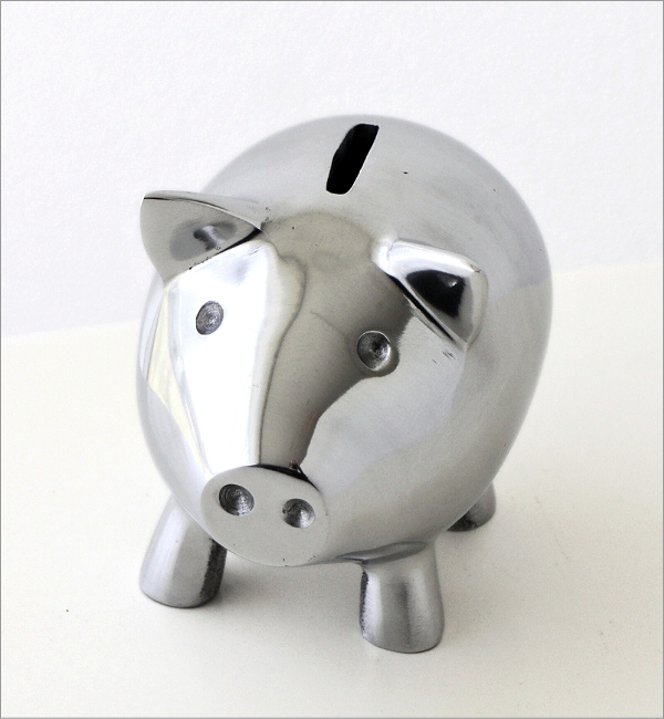 貯金箱 豚 ブタ ぶた 500円玉 かわいい 可愛い 置き物 置物 オブジェ