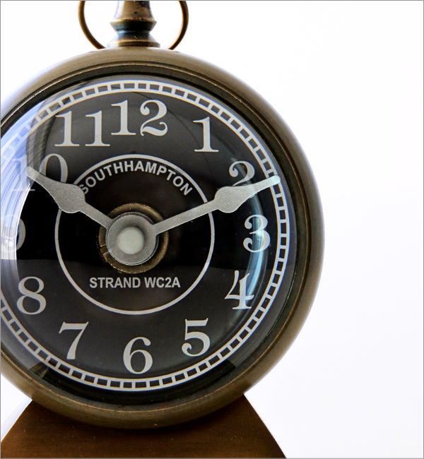 置き時計 置時計 アンティーク おしゃれ アナログ 小さい 羅針盤