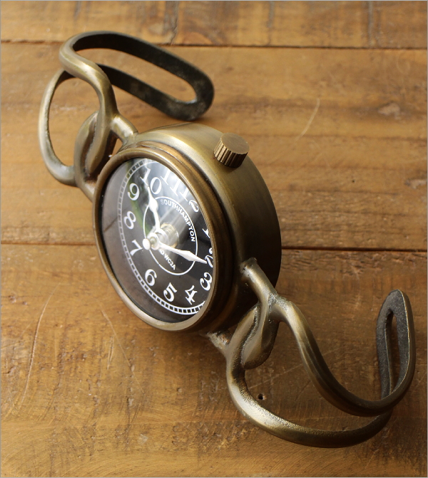 置き時計 置時計 アンティーク おしゃれ アナログ 小さい 真鍮