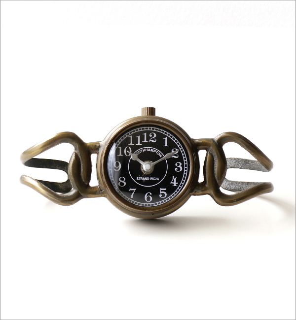 置き時計 置時計 アンティーク おしゃれ アナログ 小さい 真鍮