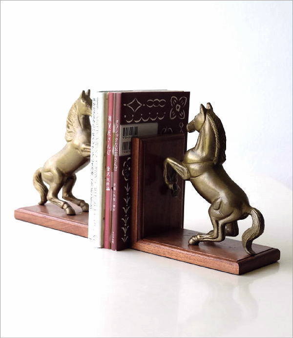 ブックエンド 本立て おしゃれ アンティーク 馬 うま ウマ ブック ブックエンド 本立て おしゃれ アンティーク 馬 うま ウマ ブック