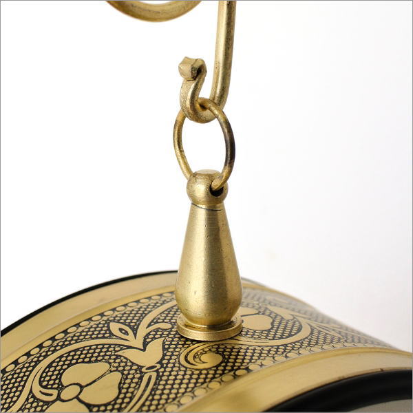 壁掛け時計 アンティーク レトロ おしゃれ 両面 掛け時計 ローマ数字