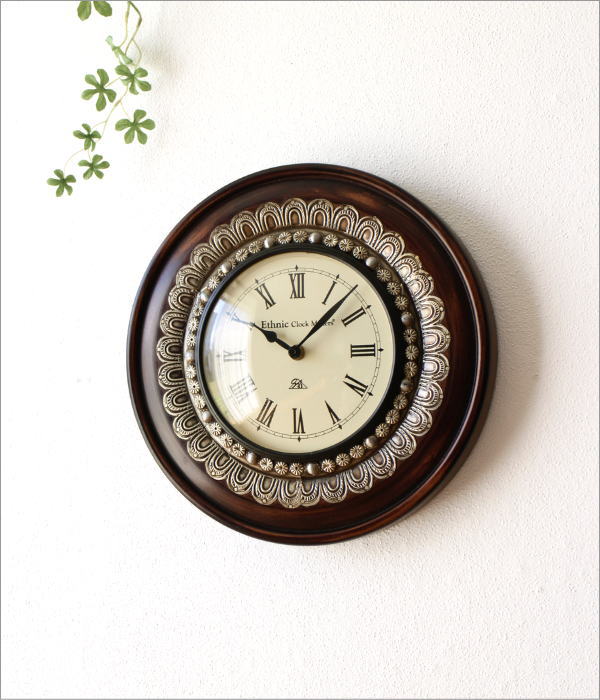掛け時計 木製 アンティーク レトロ 壁掛け時計 おしゃれ 見やすい