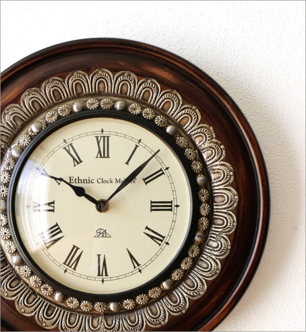 掛け時計 木製 アンティーク レトロ 壁掛け時計 おしゃれ 見やすい