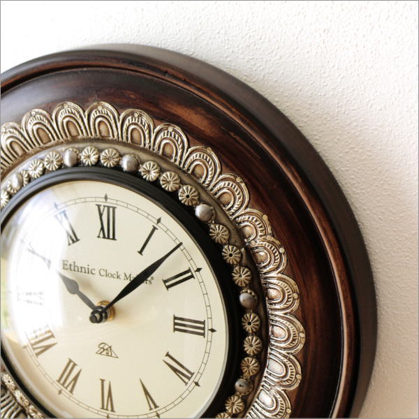 掛け時計 木製 アンティーク レトロ 壁掛け時計 おしゃれ 見やすい