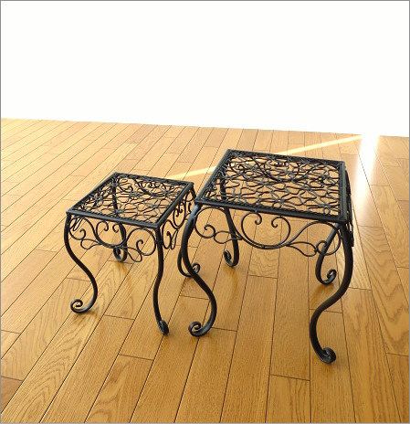 花台 フラワースタンド おしゃれ アイアン アンティーク 鉢置き台 猫脚