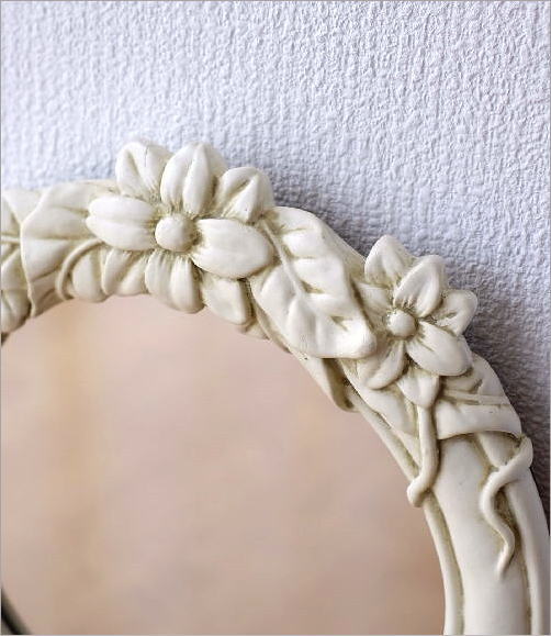 壁掛けミラー ウォールミラー おしゃれ かわいい レトロ アンティーク