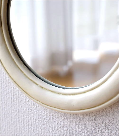 壁掛けミラー ウォールミラー おしゃれ かわいい レトロ アンティーク