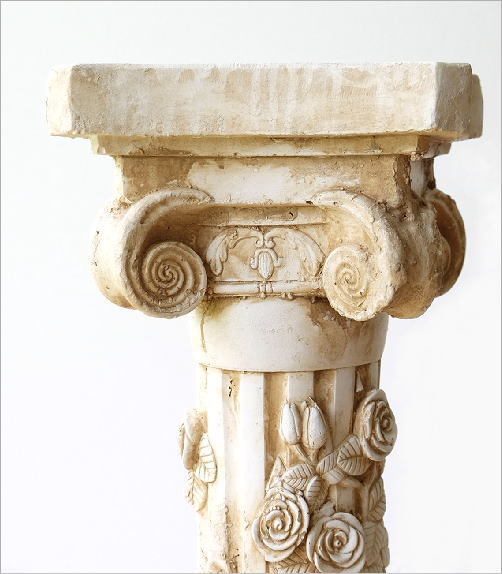 ガーデンコラム ガーデニング 置物 オブジェ おしゃれ 花台 フラワー